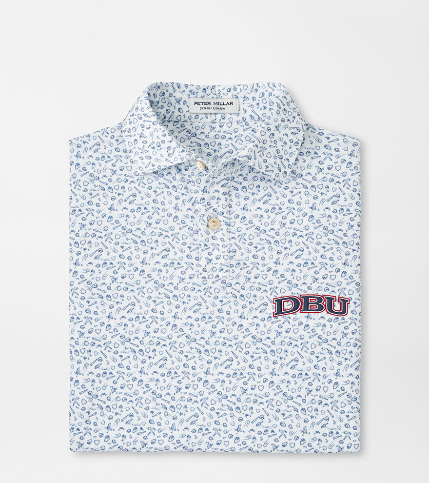 Dallas Baptist University Batter Up Youth Performance Jersey Polo image number 1