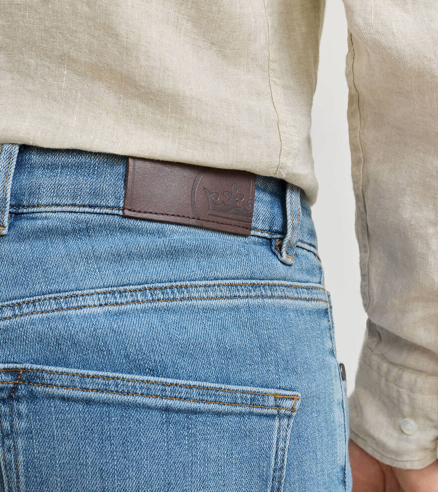 Vintage Washed Five-Pocket Denim - Alternate Image 3