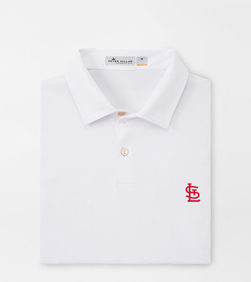 St. Louis Cardinals Featherweight Melange Polo image number 1