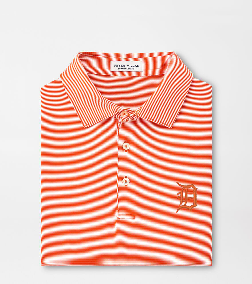 Detroit Tigers Jubilee Stripe Performance Polo image number 1