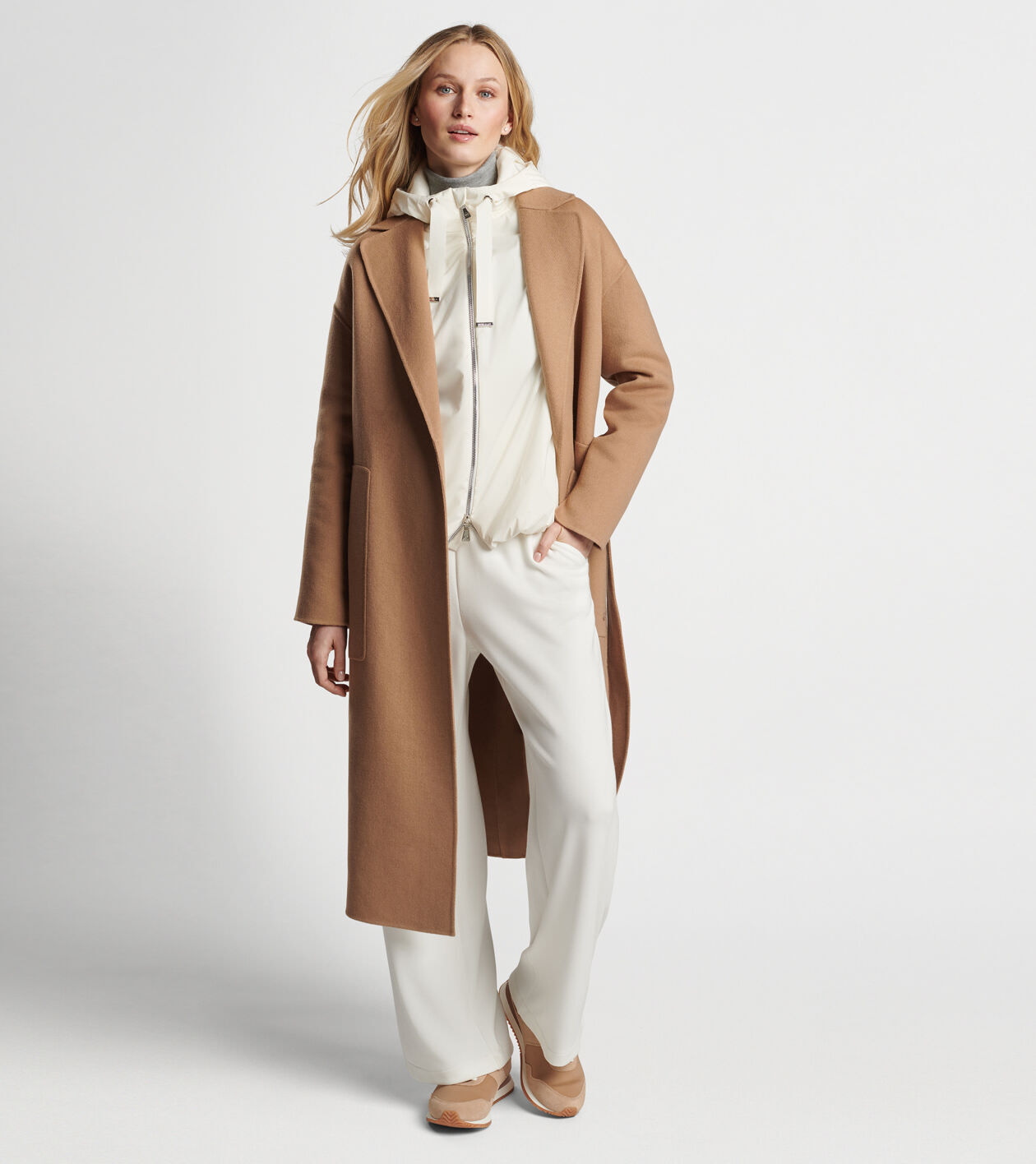 Cashmere topcoat deals