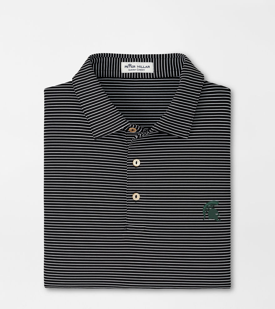 Michigan State Spartan Marlin Performance Jersey Polo image number 1