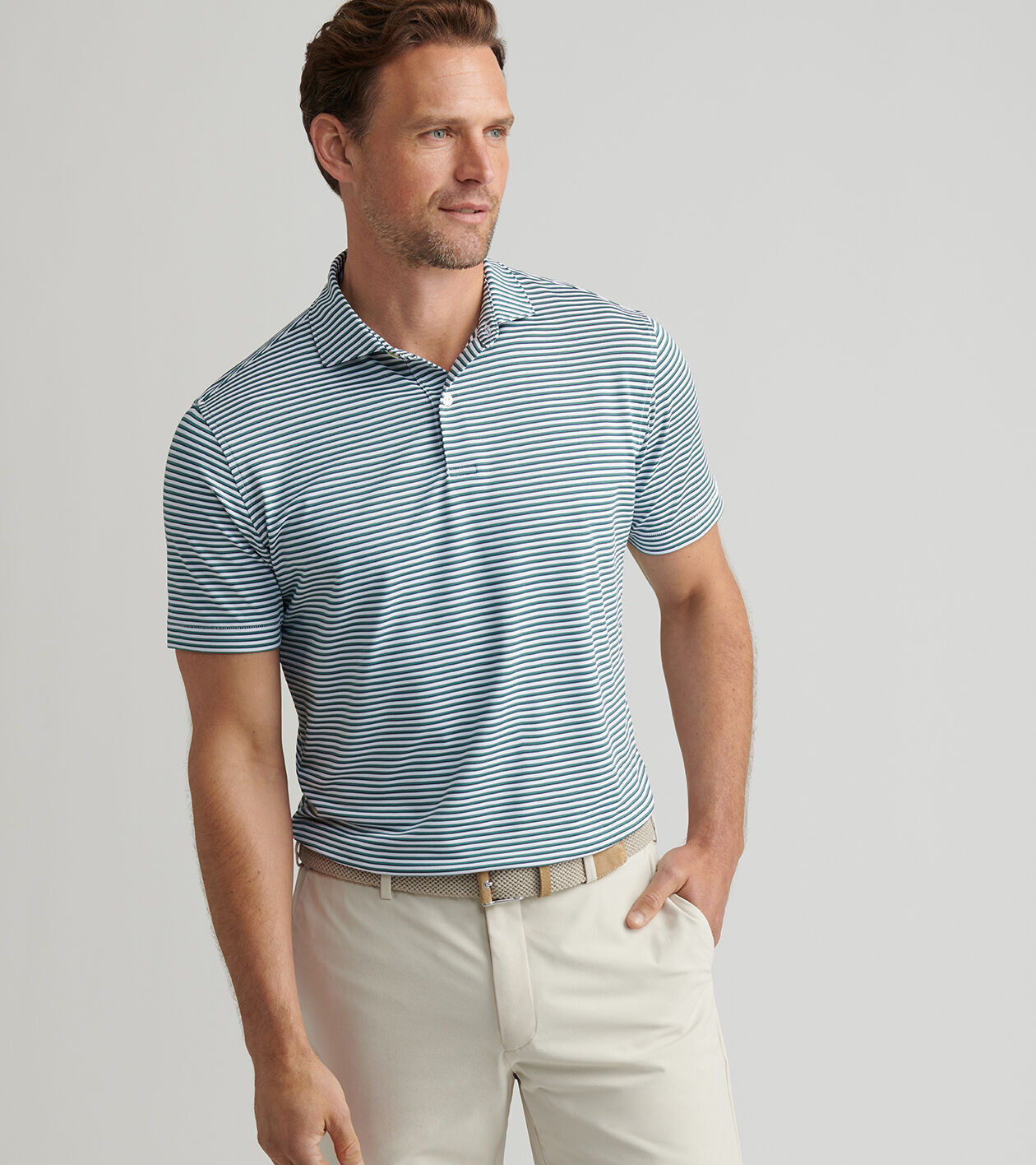 Tempo Performance Mesh Polo | Men's Polos | Peter Millar