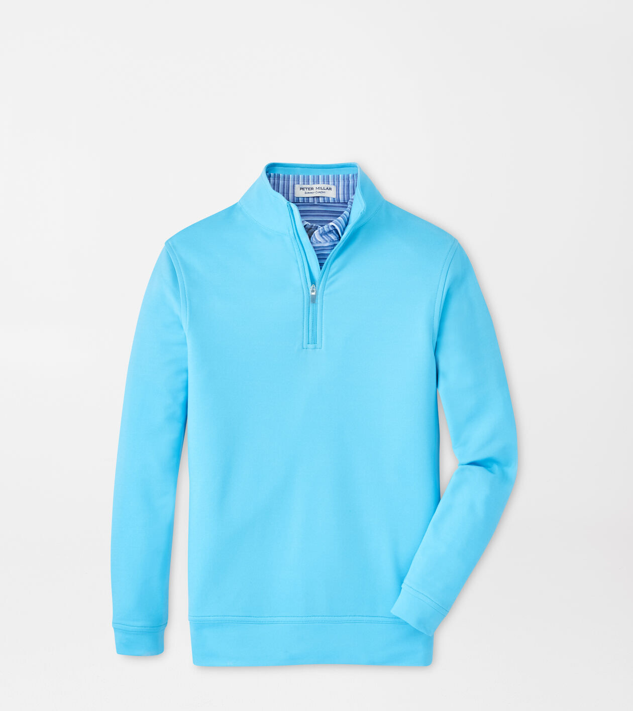 Perth Youth Mélange Stripe Performance Quarter-Zip | Youth