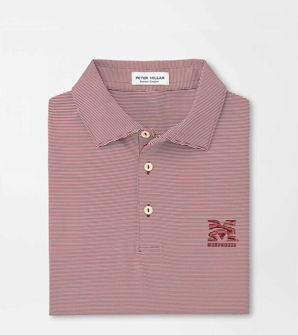 Morehouse College Jubilee Stripe Performance Polo