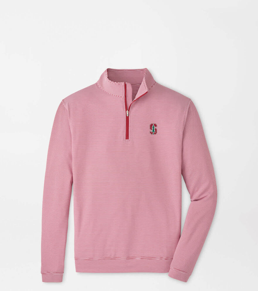 Stanford Perth Sugar Stripe Performance Quarter-Zip