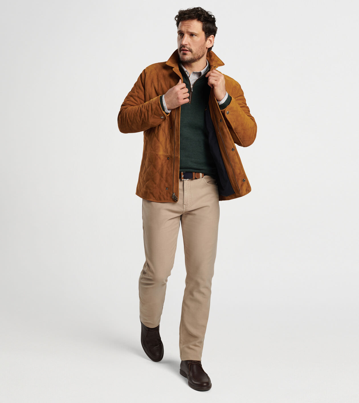 Suede coat mens hotsell