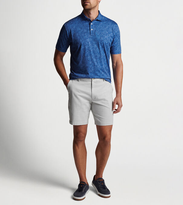 Pilot Mill Indigo Palms Printed Polo