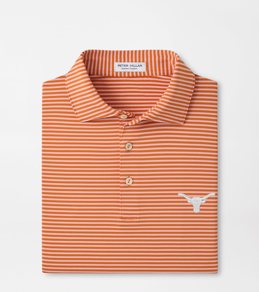 Texas Tiebreaker Performance Jersey Stripe Polo