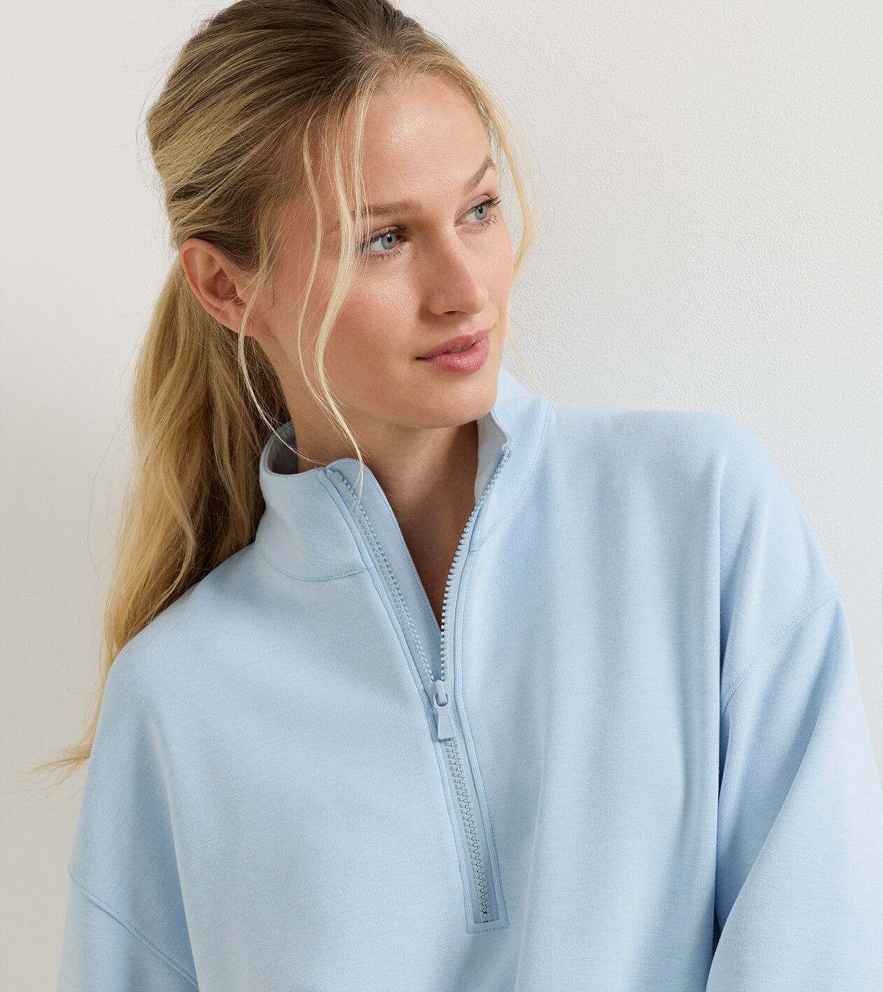 Flora Knit Mélange Half-Zip Pullover | Women's Tops | Peter Millar