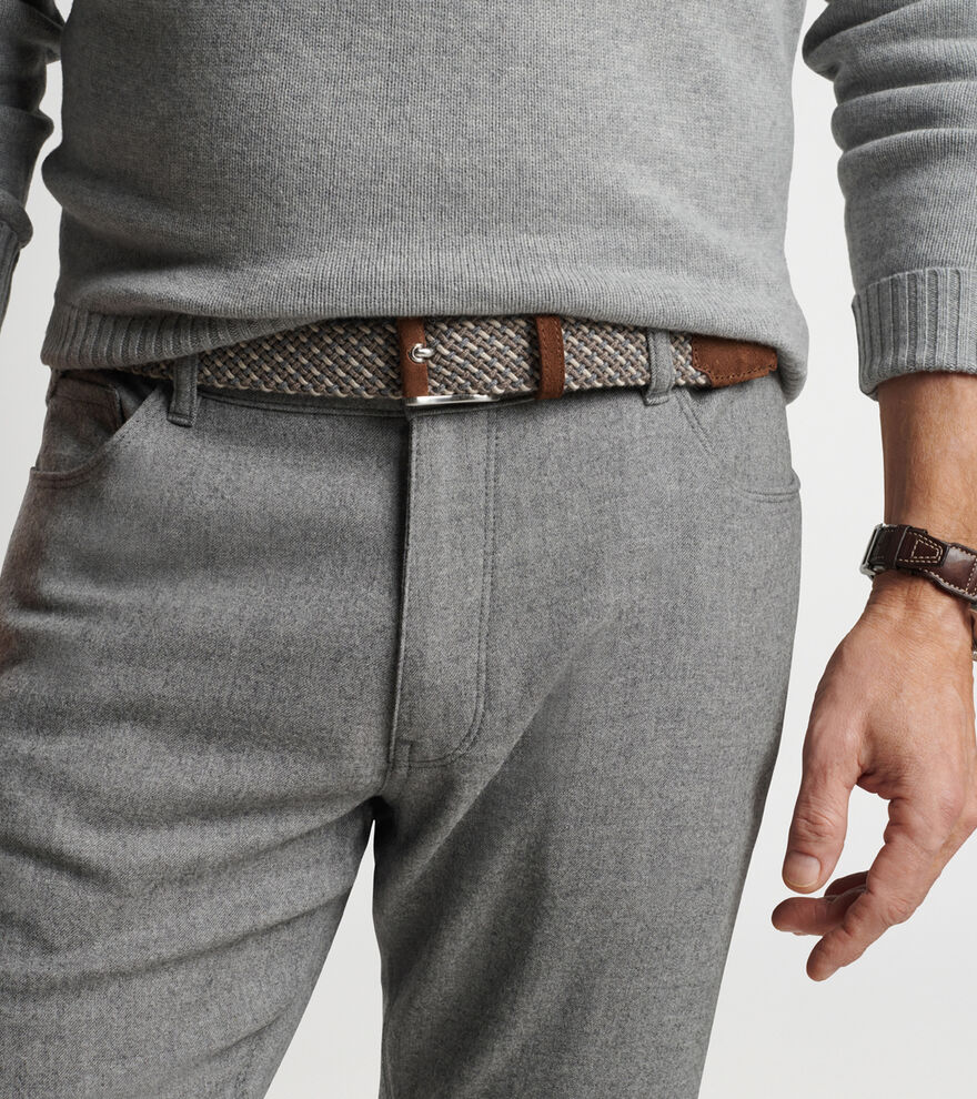 Crafted Multi-Color Woven Wool Belt image number 2