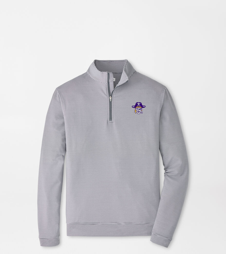 East Carolina University Vault Perth Sugar Stripe Performance Quarter-Zip image number 1
