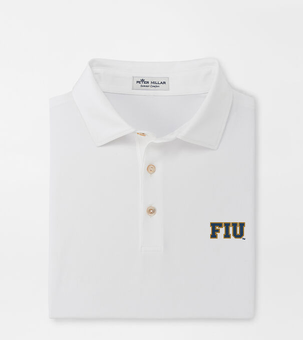 Florida International University Solid Performance Jersey Polo (Sean Self Collar)