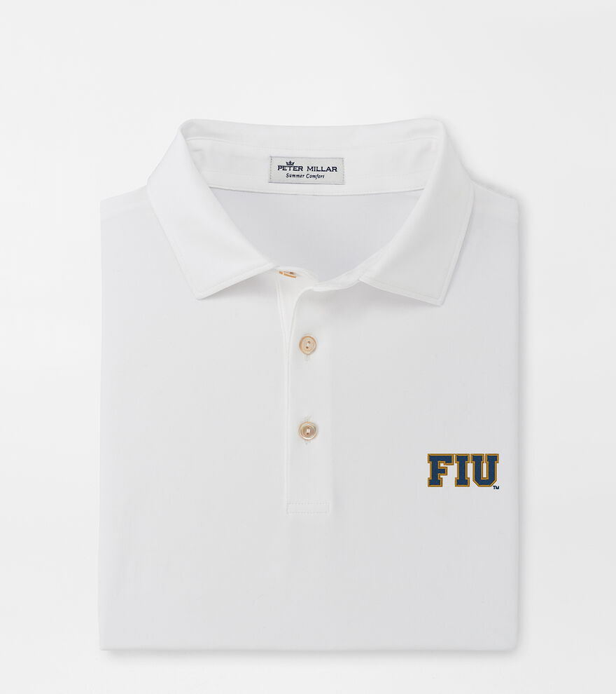 Florida International University Solid Performance Jersey Polo (Sean Self Collar) image number 1