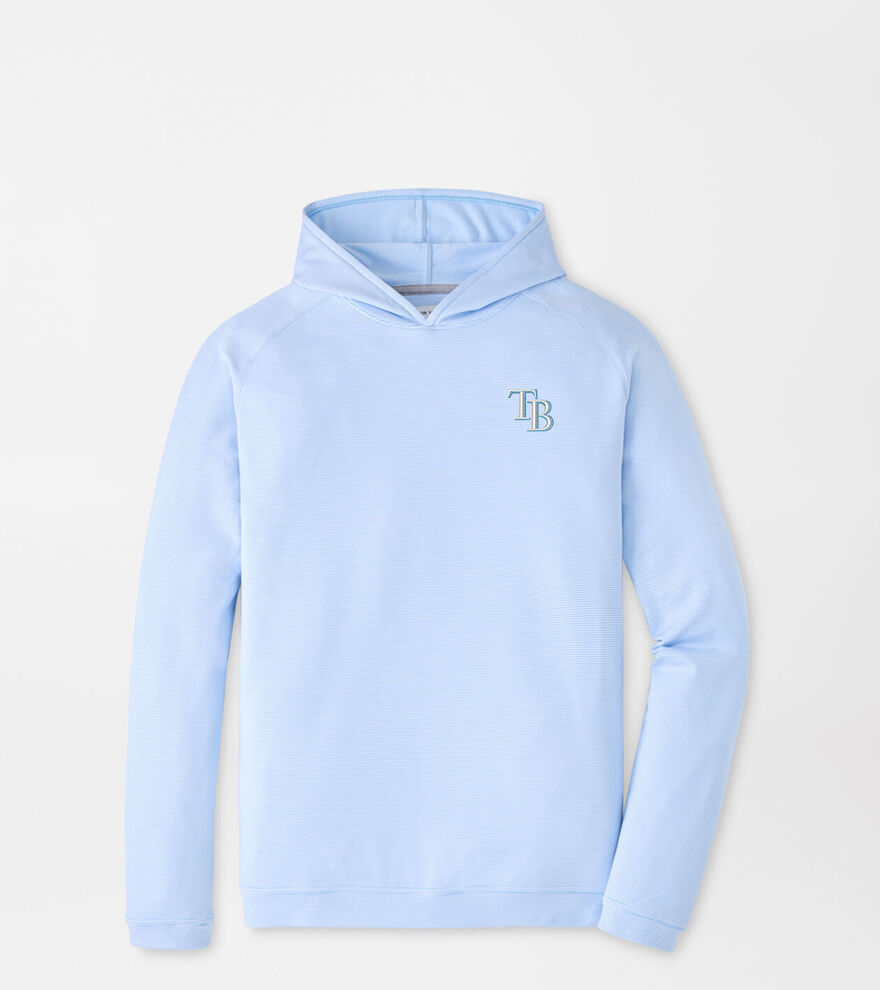 Tampa Bay Rays Pine Sugar Stripe Performance Hoodie image number 1