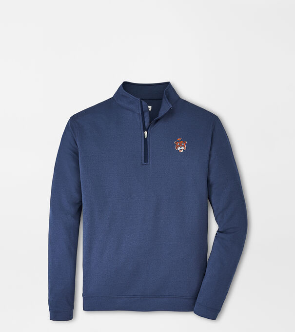 Auburn Vault Perth Melange Performance Quarter-Zip