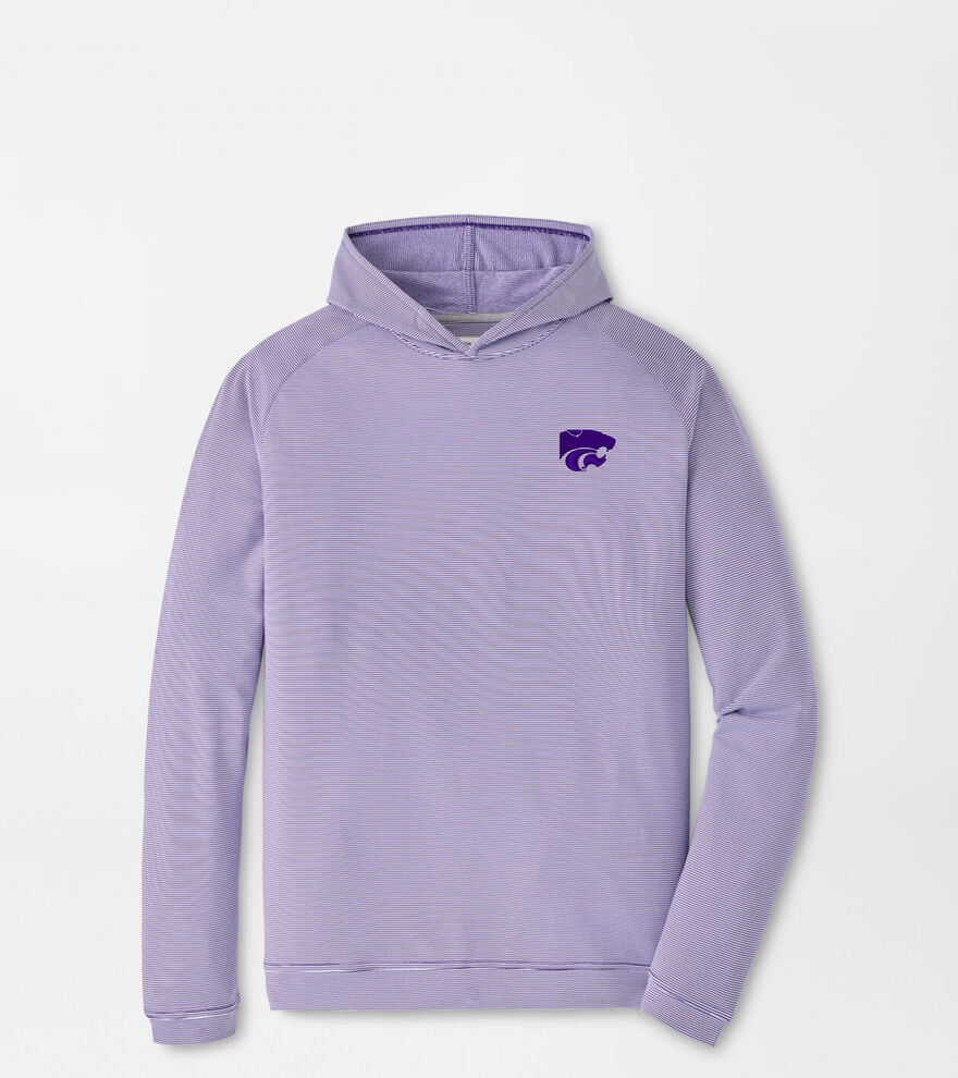 Kansas State Pine Sugar Stripe Performance Hoodie image number 1