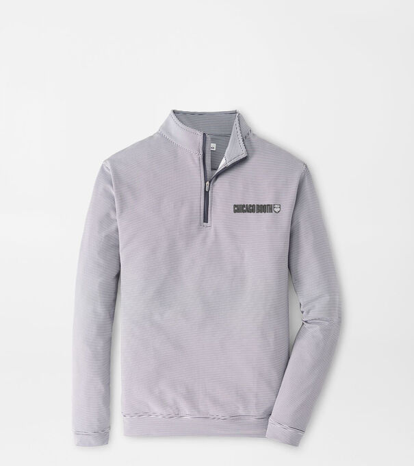 University of Chicago Booth Perth Mini-Stripe Performance Pullover