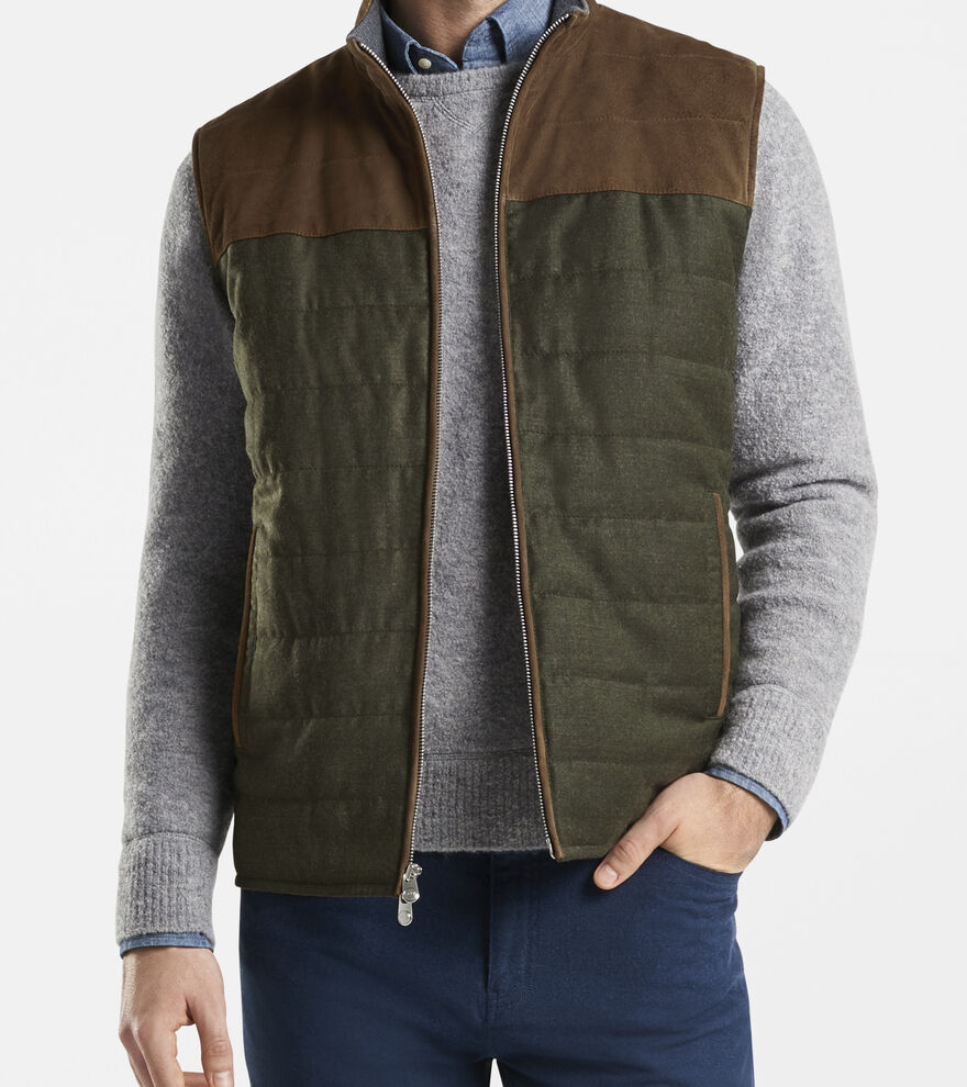 Suede & Wool Vest image number 2