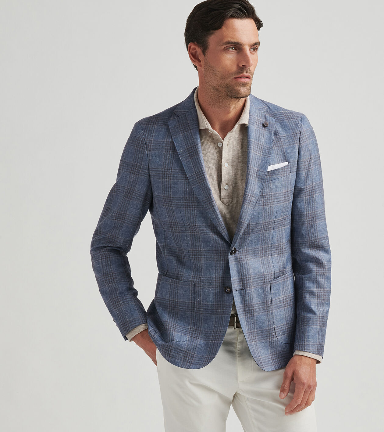 Ames Plaid Soft Jacket | Men's Sport Coats | Peter Millar