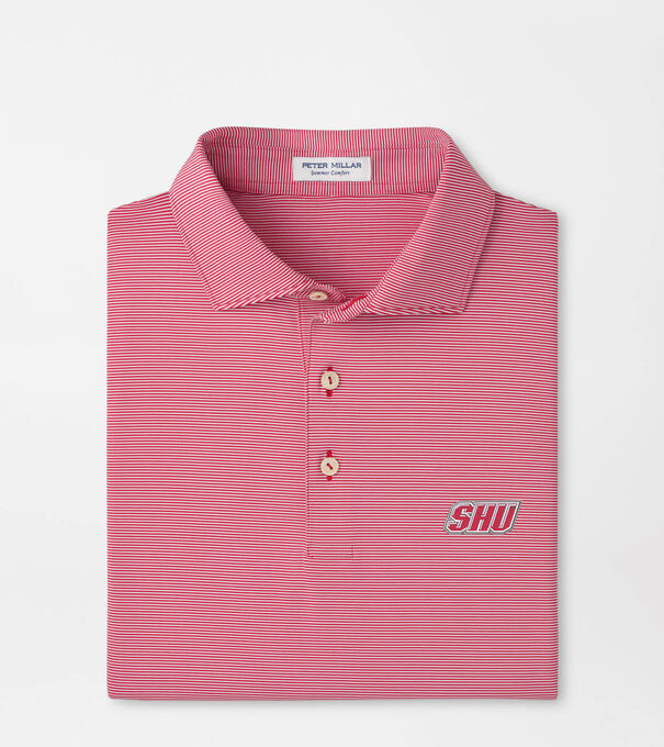 Sacred Heart University Jubilee Stripe Performance Polo