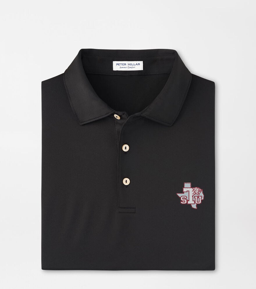 Texas Southern Solid Performance Jersey Polo image number 1