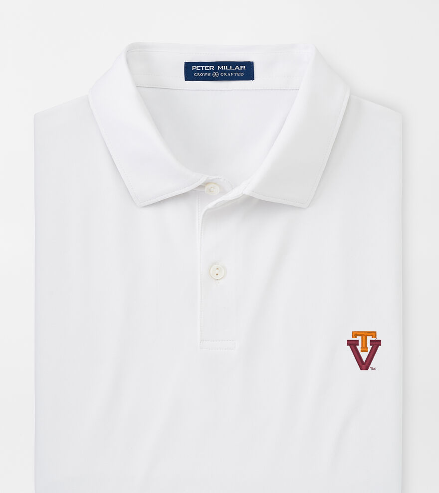 Virginia Tech Vault Solid Performance Jersey Polo image number 1