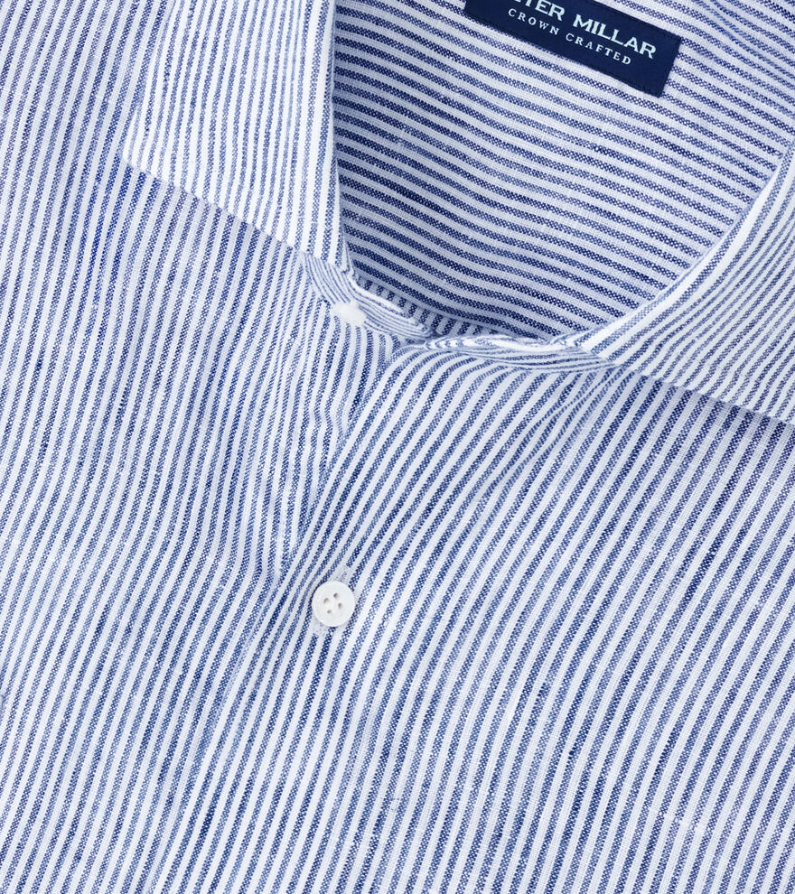 Astino Lino Stripe Sport Shirt image number 5