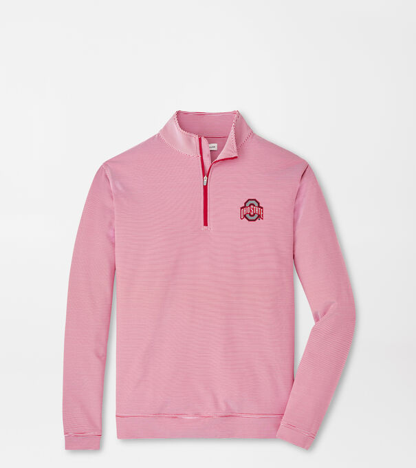 The Ohio State Perth Mini-Stripe Performance Pullover