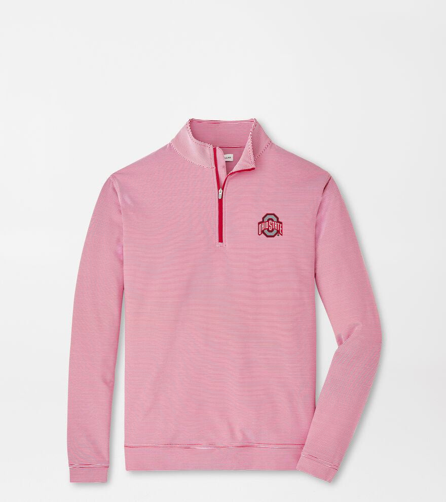 The Ohio State Perth Mini-Stripe Performance Pullover image number 1