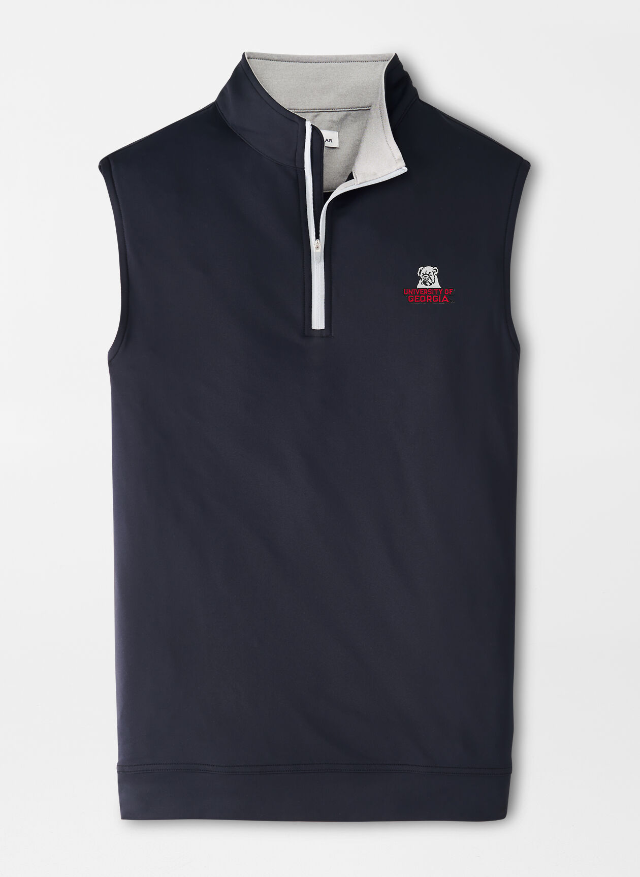 Georgia Vault Galway Stretch Loop Terry Quarter-Zip Vest | Peter