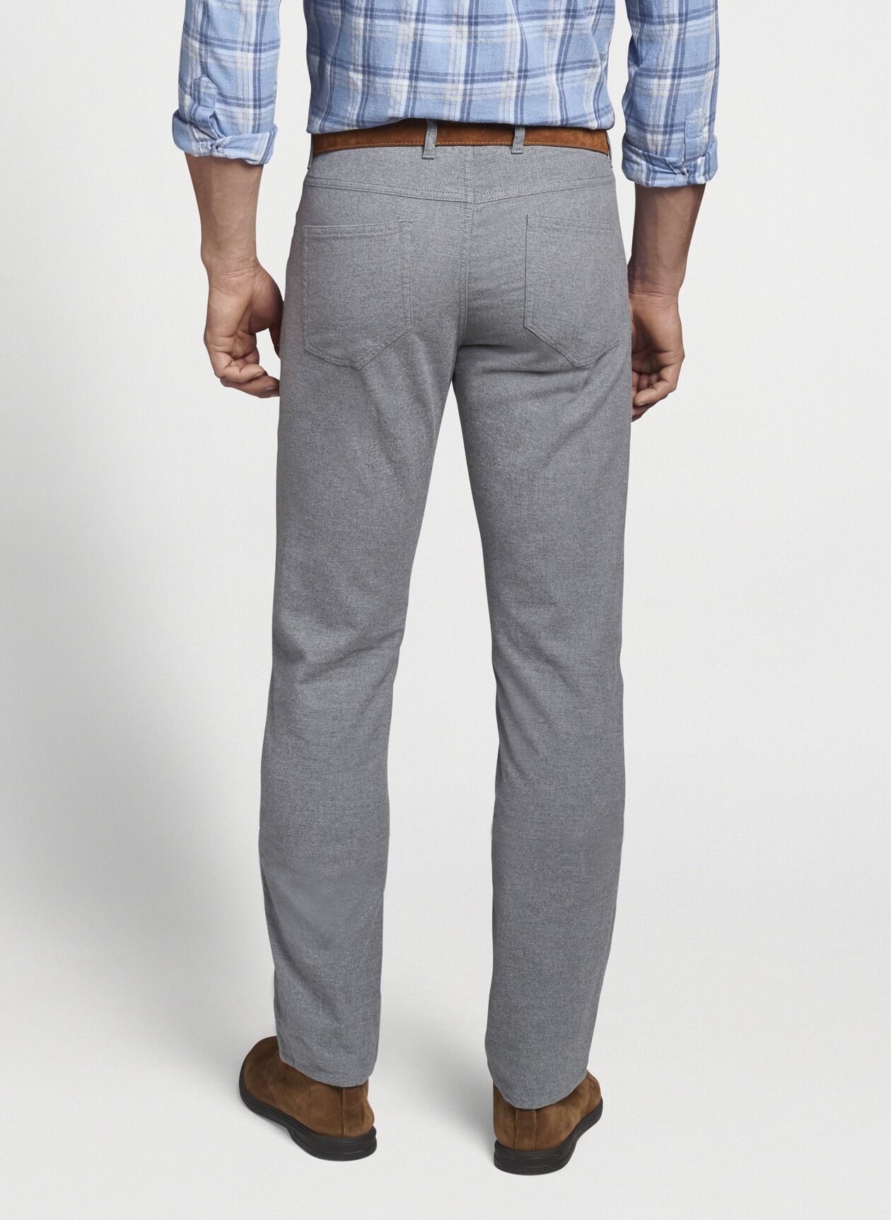 Cotton Flannel Five-Pocket Pant | Men's Pants | Peter Millar