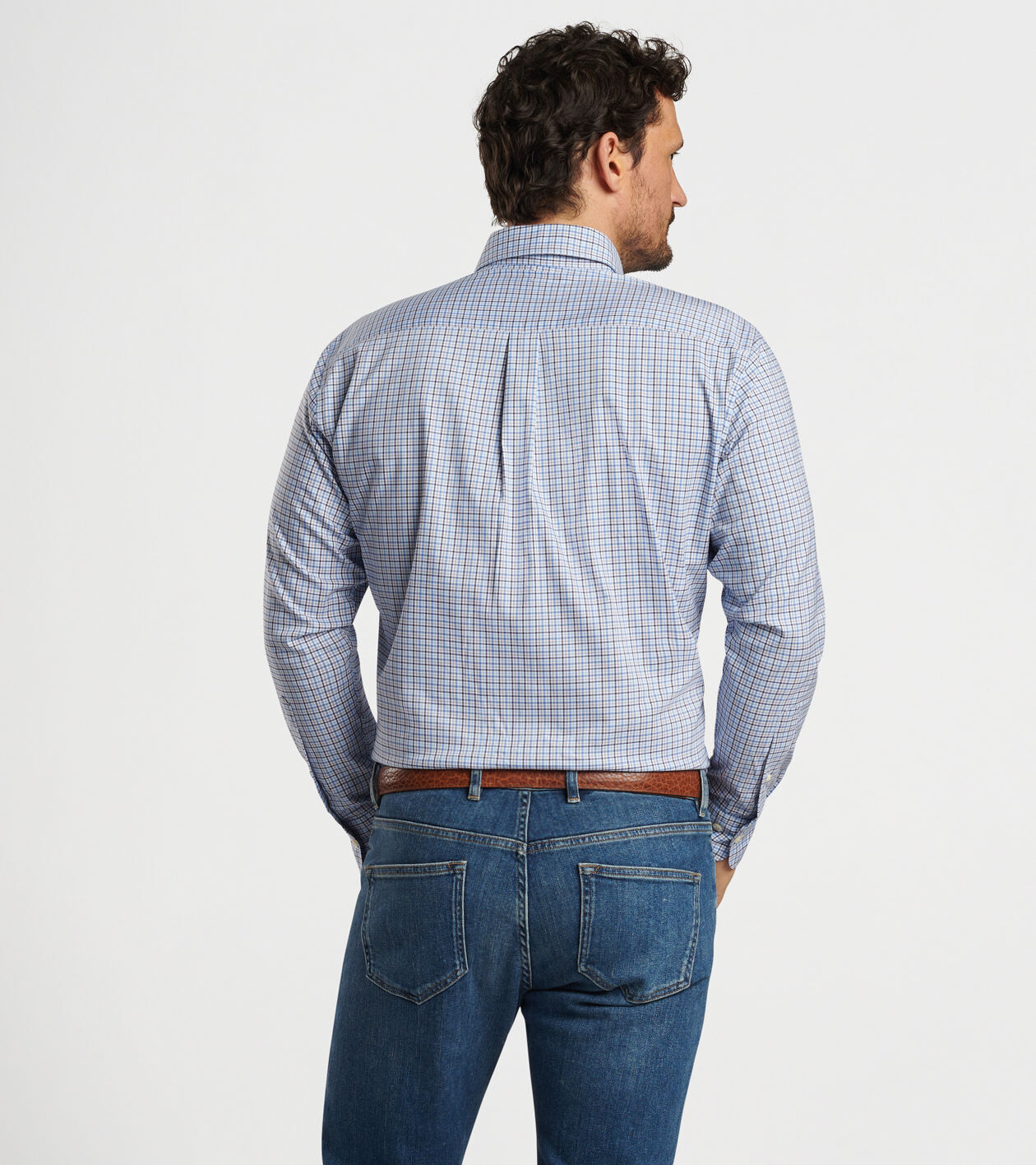 Albert Crown Lite Cotton-Stretch Sport Shirt | Men's Sport Shirts | Peter  Millar