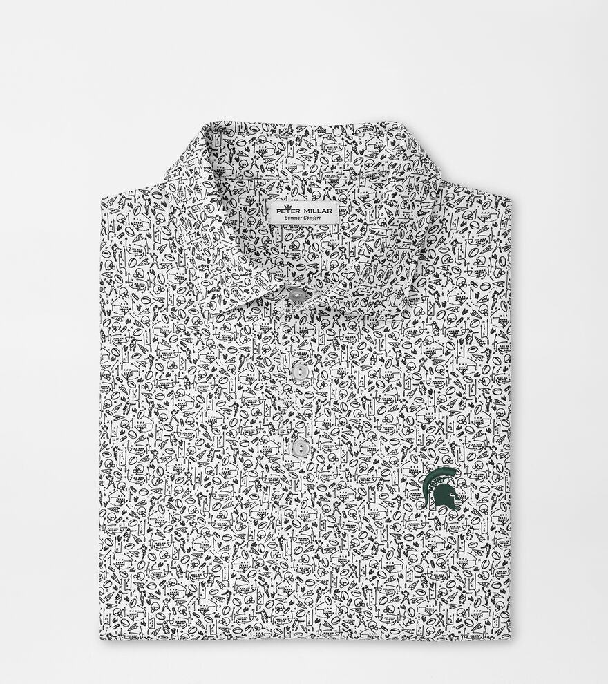 Michigan State Spartans Game Day Performance Jersey Polo image number 1