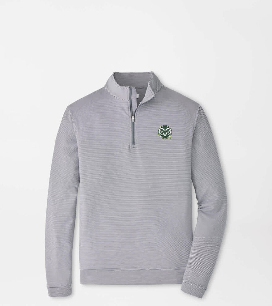 Colorado State Perth Sugar Stripe Performance Quarter-Zip