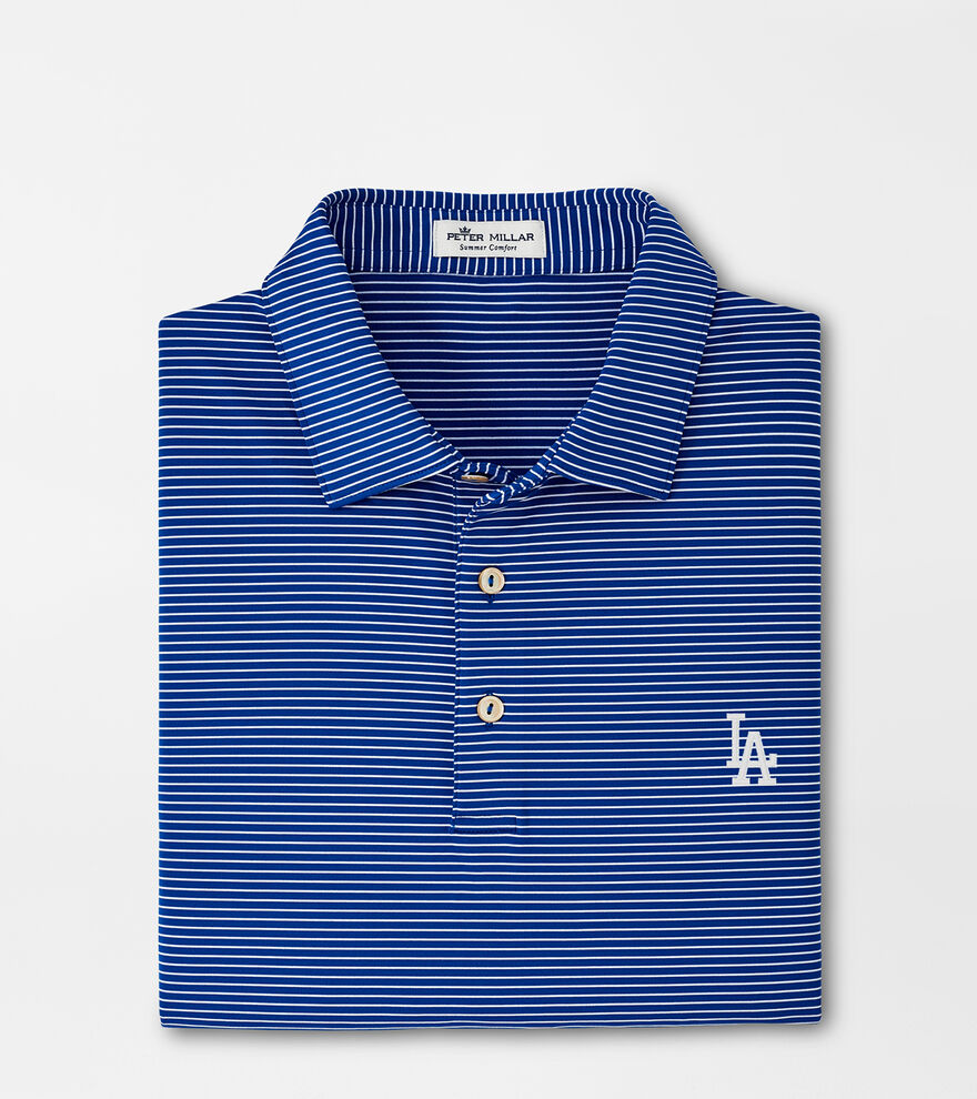 LA Dodgers Marlin Performance Jersey Polo image number 1