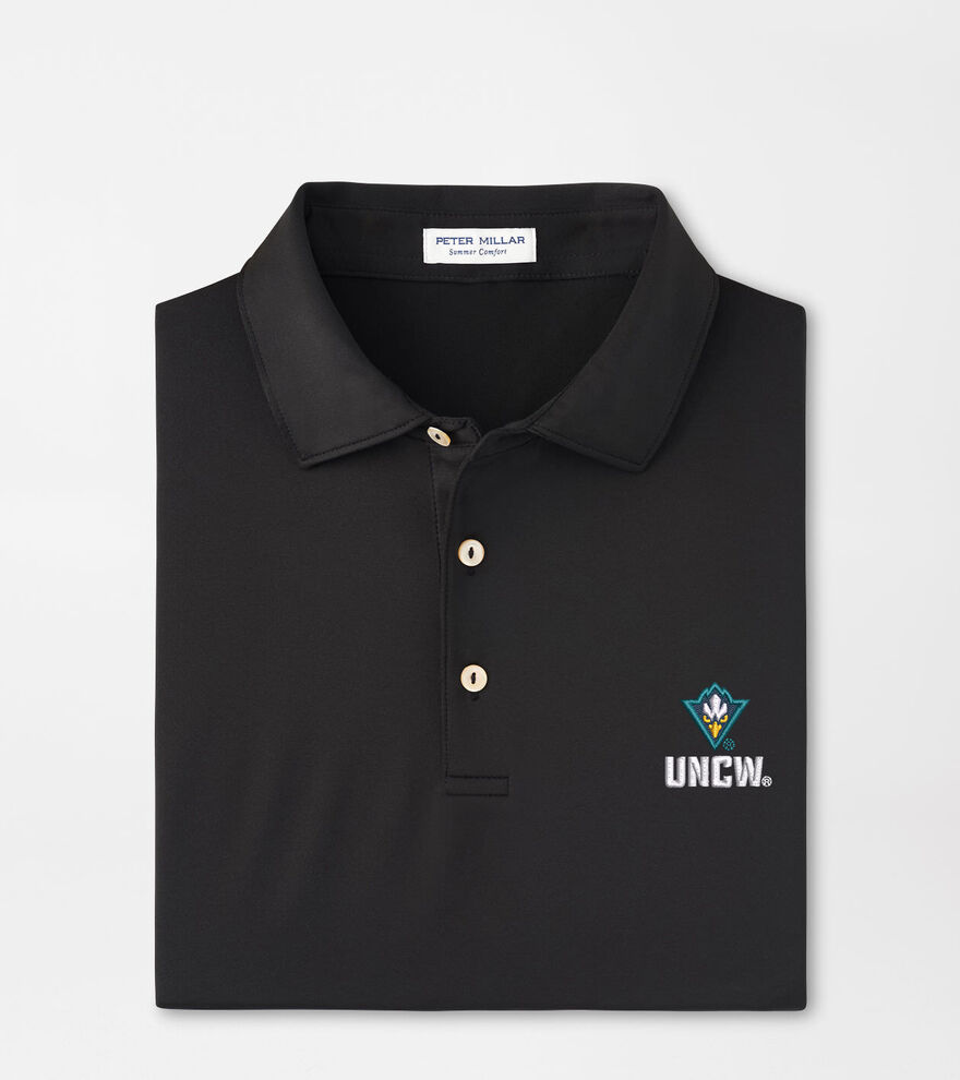 UNCW Solid Performance Jersey Polo image number 2