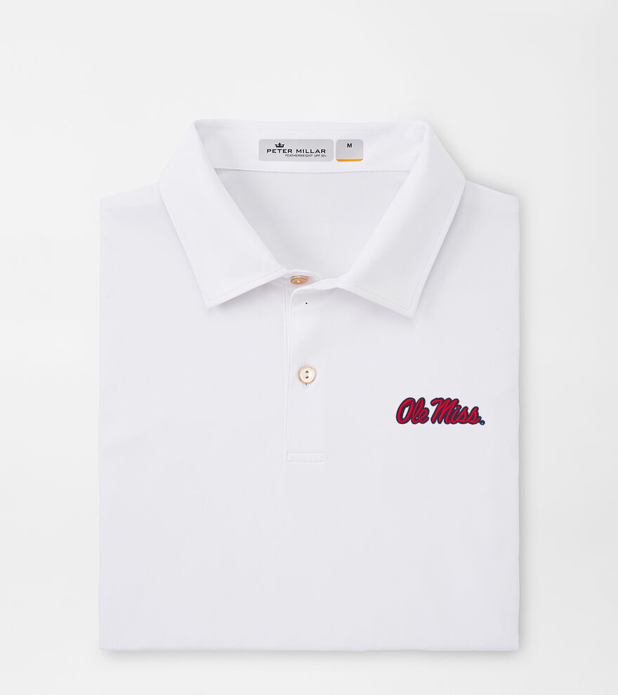 Ole Miss Featherweight Performance Mélange Polo image number 1