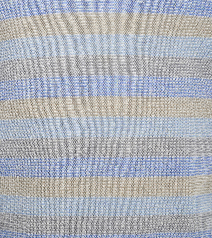 Crown Cool Striped Quarter-Zip Sweater image number 5