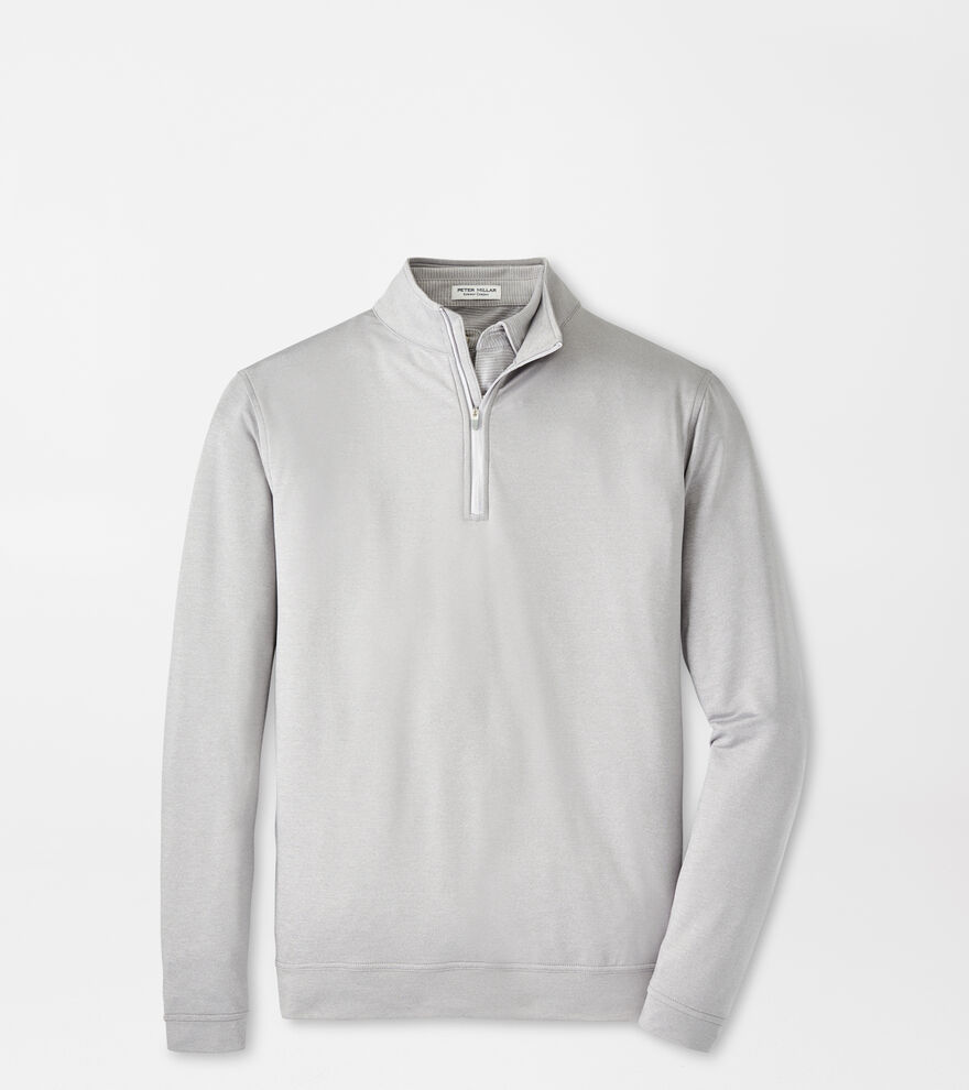 Perth Mélange Performance Quarter-Zip image number 1