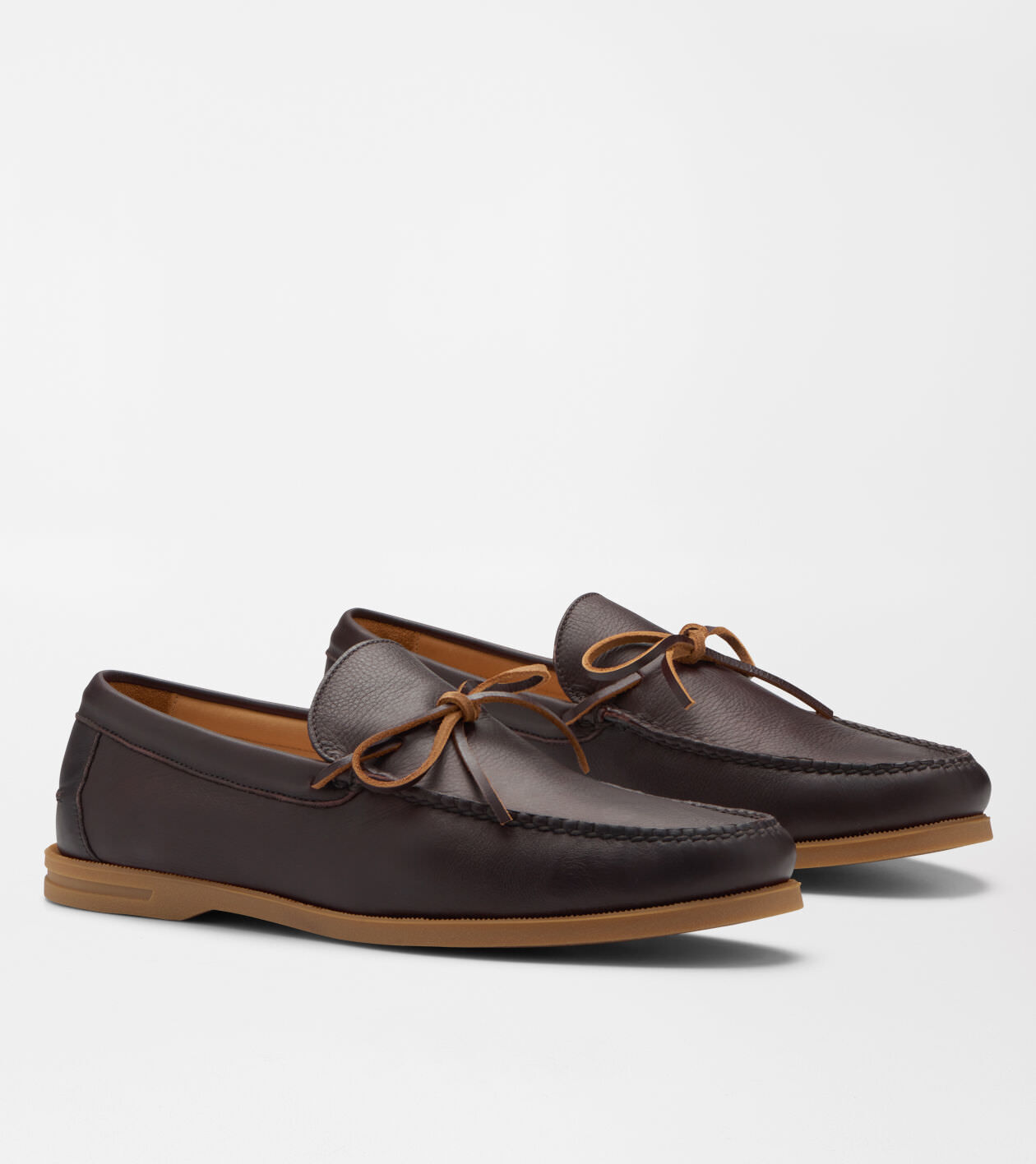 Excursionist Leather Boat Shoe Men s Shoes Peter Millar