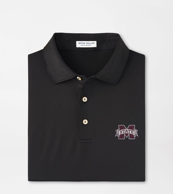 Mississippi State Solid Performance Jersey Polo