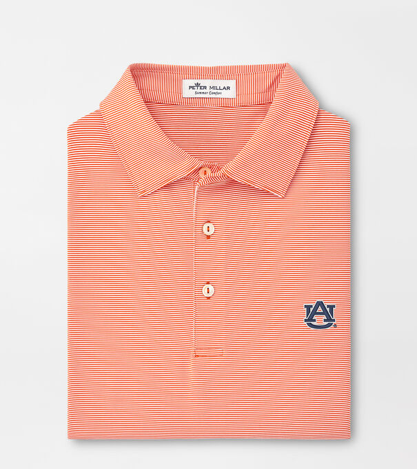 Auburn Jubilee Stripe Performance Polo