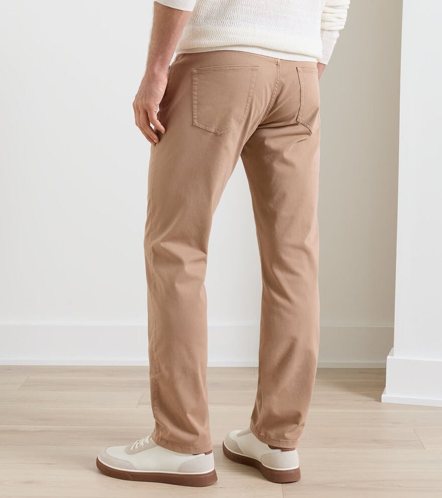 Signature Sateen Five-Pocket Pant image number 3