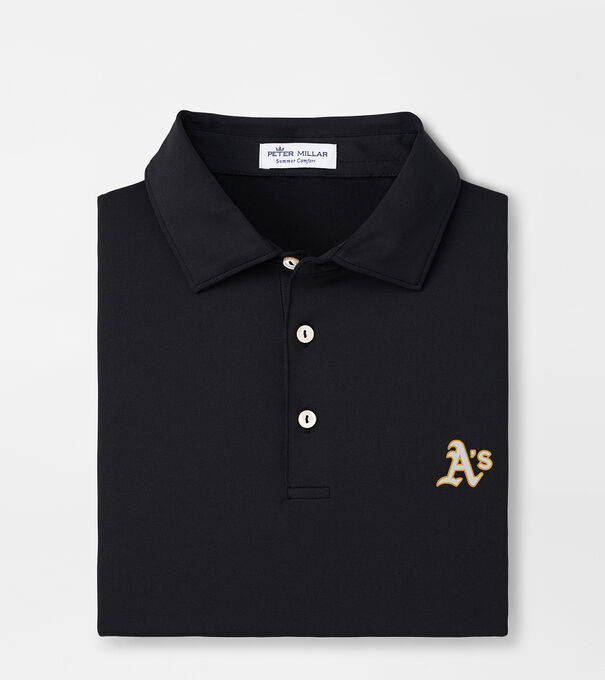 Oakland A's Solid Performance Jersey Polo