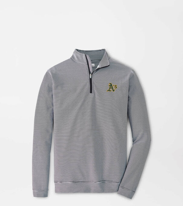 Athletics Perth Sugar Stripe Performance Quarter-Zip