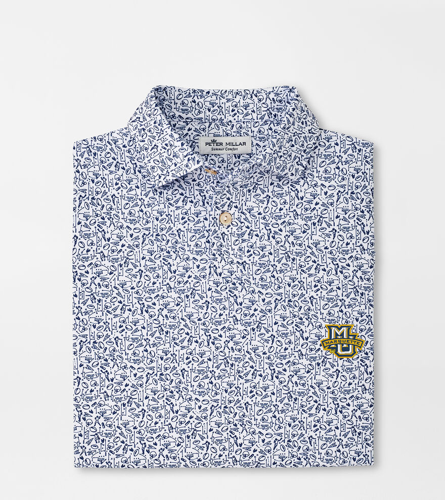 Marquette Youth Performance Jersey Polo image number 1