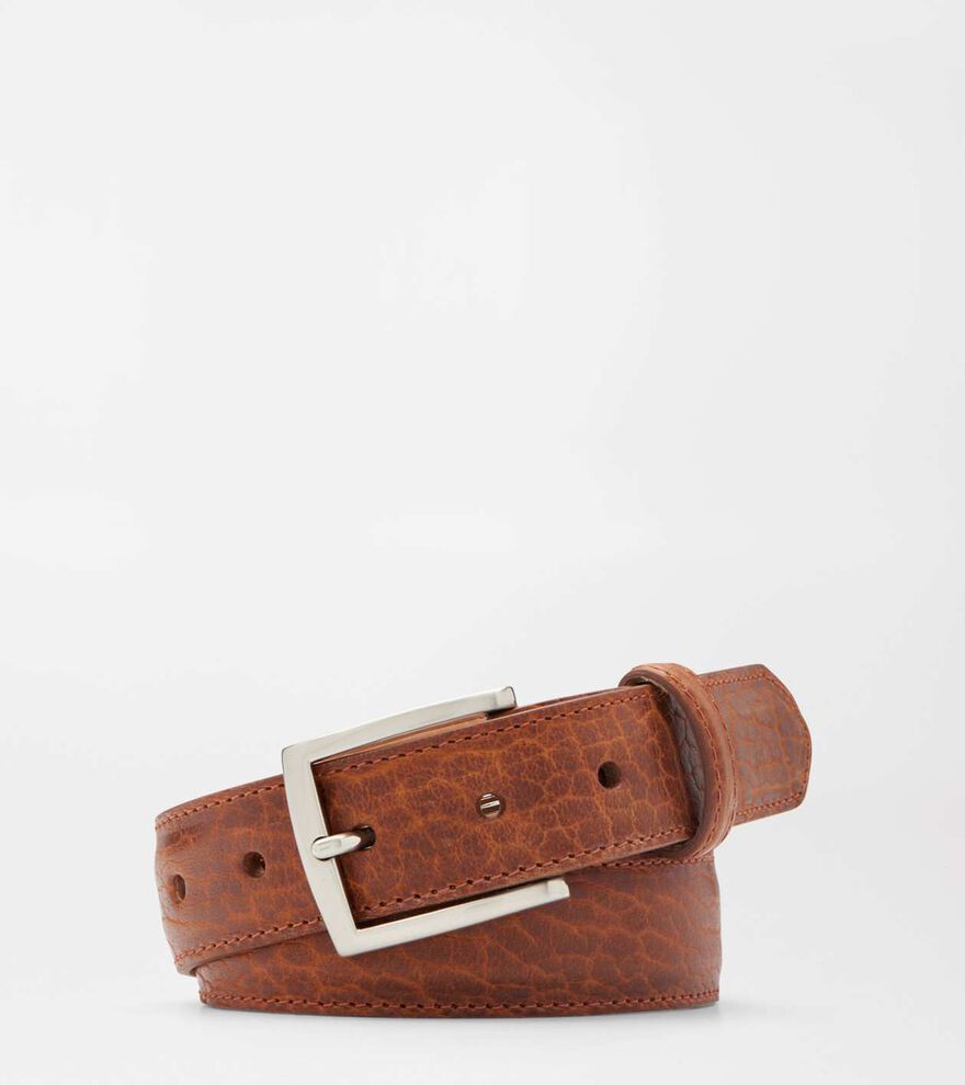 Pebbled Bison Belt