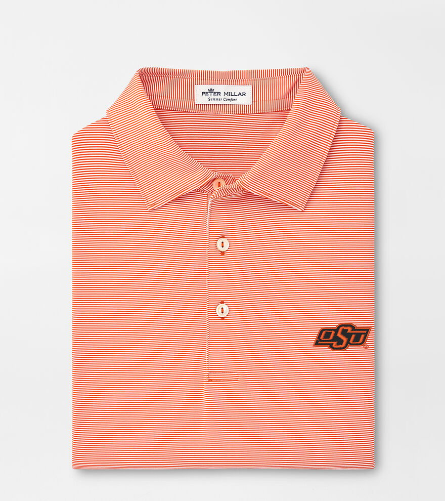 Oklahoma State Jubilee Stripe Performance Polo image number 1