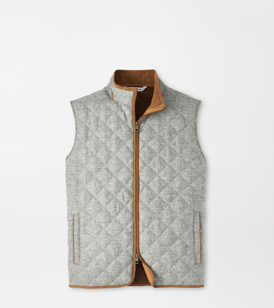 Essex Quilted Wool Travel Vest Men's Vests Peter Millar